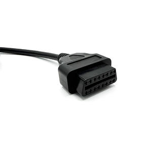 Arnés de extensión de comunicación OBD RS232 DB9 de 9 pines y 16 pines para diagnóstico automotriz con <span class=keywords><strong>cable</strong></span> personalizado y montaje de <span class=keywords><strong>cable</strong></span> - Product Image 1