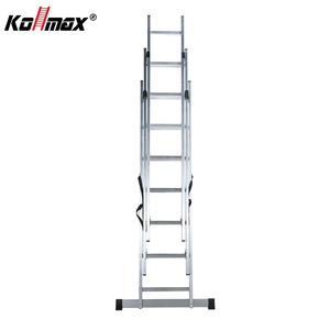 Escalera Telescópica <span class=keywords><strong>de</strong></span> Aluminio <span class=keywords><strong>de</strong></span> 3 Secciones, Certificada EN131, para Uso Doméstico e Industrial - Product Image 2