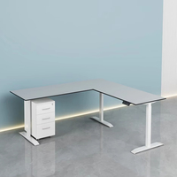 Banc de laboratoire électrique moderne en acier, réglable en hauteur, ergonomique, avec tiroir mobile, pour école, hôpital, bureau