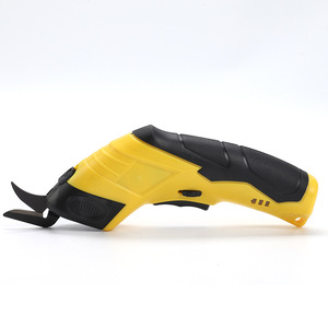 Yellow Handheld Electric Scissors Stainless Steel Blade Rechargeable Lithium Battery Household Multi Purpose Power Tool - Product Image 4