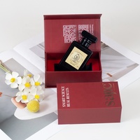 Boîtes d'emballage cosmétiques en papier carton avec logo personnalisé 50ml bouteille de parfum boîte cadeau magnétique d'huile de parfum