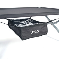 Lit de camp pliable de camping, nouveau design, portable, robuste, avec sac de rangement