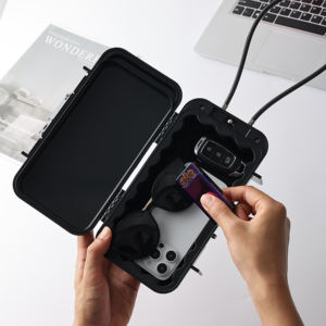 Caja Fuerte Portátil Antirrobo con Cerradura de Combinación, Aleación de Zinc, Color Negro, para Viajes, <span class=keywords><strong>Playa</strong></span> y Exteriores - Product Image 1