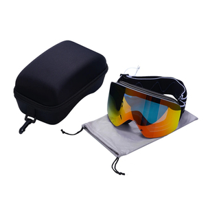 Lunettes de ski OEM de haute qualité 2026 avec sangle élastique polarisée et lentille magnétique cylindrique en PC - Product Image 4