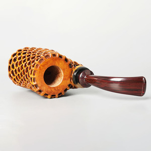 Xiaoxiong Usine Directe De Luxe Portable Vin Navire <span class=keywords><strong>Bruyer</strong></span> Pipe À Fumer Gravé Dragon Échelles Big Sitter Pipes À Tabac - Product Image 5