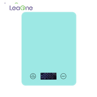 Balance de cuisine numérique portable en verre avec grand écran LCD, calcul intelligent des calories, pesée alimentaire, norme internationale, vente en gros
