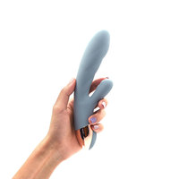 Silikon Dual Head 10 Vibrations muster Heizung Wireless G-Punkt Nippel Vagina Klitoris Vibrator Sexspielzeug für Frauen