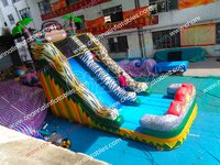 Château gonflable aquatique Singe avec toboggan pour enfant, costume Myrtille gonflable, figurine d'action Anime, autres jouets éducatifs, bulle