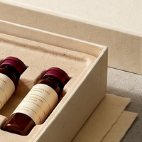 Boîte rigide personnalisée en carton blanc avec couvercle et base, impression offset, logo estampé à chaud pour flacons de peptides, 6 flacons, soins personnels