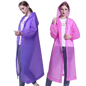 Imperméable universel jetable en PVC épaissi pour adulte, idéal pour le camping, protection intégrale contre les fortes pluies, longueur 140 cm, avec élastique ou style ouvert - Product Image 1