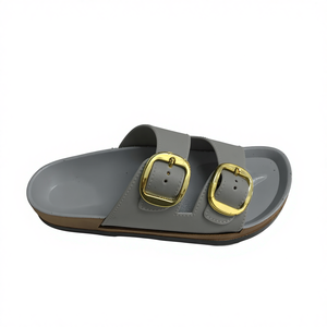 Bayanlar için İlkbahar Yaz Sonbahar Mül Ayakkabıları Hızlı Kuruyan <span class=keywords><strong>PVC</strong></span> Beyaz Yumuşak Dolgulu Açık Burunlu Düğmeli Geri Dönüştürülebilir Kaymaz - Product Image 3