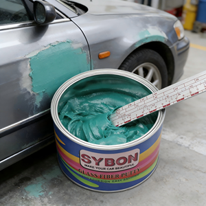 Mastic professionnel <span class=keywords><strong>en</strong></span> fibre de verre et <span class=keywords><strong>polyester</strong></span> pour <span class=keywords><strong>carrosserie</strong></span> automobile, forte capacité de remplissage et ponçage facile - Product Image 1