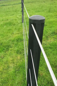 Poteau de clôture en plastique solide recyclé en usine à bas prix - Product Image 6