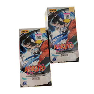 MOXU Vente en gros Nouvelles cartes de jeu Kayou Naruto en anglais, cartes de <span class=keywords><strong>collection</strong></span> de dessins animés classiques, boîte mystère, jouet, boîte de boosters de cartes Kayou - Product Image 1