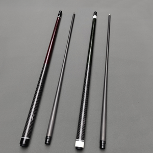 <b>Pool</b> <b>Cue</b> Eight Head Carbon Fiber Shaft Stainless Steel Joint Nine-Ball Billiard 0.8kg Center Joint 1/2 Split Club - Product Image 1