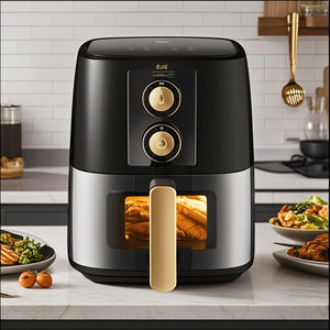 Smart 5.2L Pantalla LCD Horno de freidora de aire Enchufe de EE. UU. Para RV y función de asado de USO HOTELERO - Product Image 2