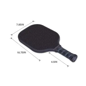 Professional Supplier Fashion Leisure Trend Sports With Lightweight Custom Carbon Fiber 18k 3d Printing T700 Pickleball Paddle