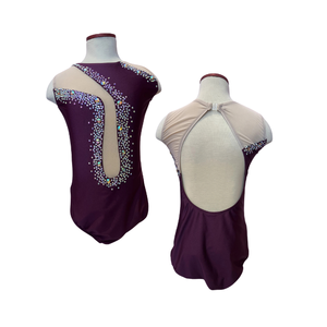 Tenue de ballet Winy Wine pour adultes, un mélange de nylon et de spandex conçu pour une grande extensibilité, un confort optimal et une élégance. - Product Image 5