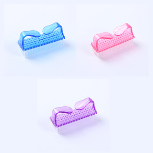 Brosse jetable pour nettoyer la poussière des ongles, manche en plastique souple, outil de manucure et pédicure en corne de vache - Product Image 5