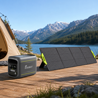 Station d'alimentation portable Fossibot Outdoor 1800W 1024Wh Lifepo4 avec panneaux solaires, charge solaire 200W 420W