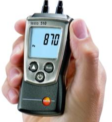 Manomètre différentiel de poche Testo 510, plage 0-100 HPa, haute précision 0,03 HPa - Product Image 3