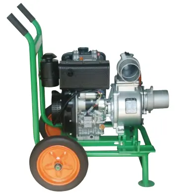 La pompa del motore Diesel di raffreddamento ad acqua Ultra portatile orizzontale ad alta velocità 2900 3200 3600 rpm ha messo per agricoltura