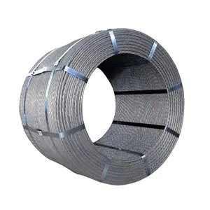 7 Wire 1860Mpa Post Tension Pc Steel Unbonded Strand For Bridges Construction Equipment