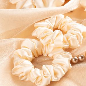 Serre-tête tendance en cheveux naturels 100 % purs, élastiques en soie pour femmes, pour queue de cheval - Product Image 1