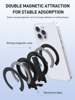 Support de bureau et de lit flexible et magnétique en alliage d'aluminium FY91-D, réglable en hauteur, robuste
