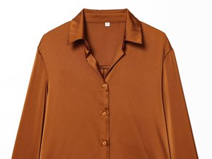 Kemeja wanita musim gugur 2025, gaya kasual baru, serbaguna, bertemperamen, kerah lapel, retro, chic, lengan panjang. - Product Image 3