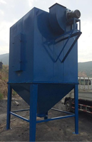 Filtre à sac industriel à jet pulsé DMC56 avec corps en acier anticorrosion, moteur et éventail haute performance pour le ventilation des silos à ciment