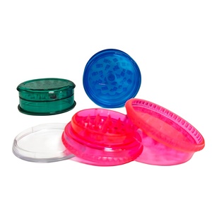Molino de Hierbas Pequeño y Colorido de Plástico Personalizado al por Mayor para Fumar - Product Image 4