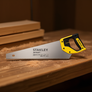 Sierra de mano Stanley Jetcut de 450 mm (18 pulgadas) con hoja de doble material para cortar madera - Product Image 3