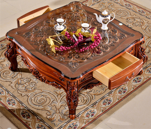 <span class=keywords><strong>Table</strong></span> <span class=keywords><strong>basse</strong></span> en <span class=keywords><strong>bois</strong></span> <span class=keywords><strong>massif</strong></span> traditionnelle de luxe sculptée à la main pour salon Classique européen Antique Luxe Couleur personnalisée - Product Image 5
