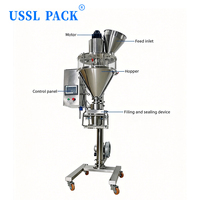 Machine de dosage de poudre entièrement automatique LT-YS90 pour l'emballage de produits en poudre en usine, machine de remplissage de poudre de type vis sans fin pour atelier