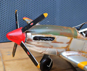 홈 바 빈티지 벽 장식 금속 모델 평면을위한 창조적 인 비행기 모델 스케일 - Product Image 5