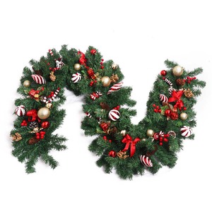 Dây trang trí Giáng sinh nhân tạo 9ft 270 nhánh, dây trang trí lễ hội, dây trang trí ngoài trời, đồ trang trí Giáng sinh - Product Image 4