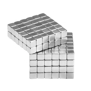 Aimant permanent en néodyme N52, bloc cube de 5 mm, surface revêtue, usage industriel, terres rares - Product Image 1