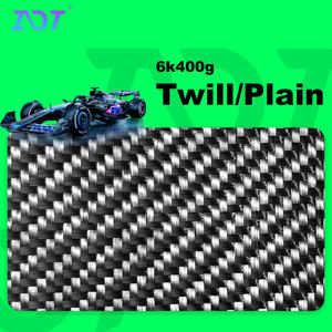 Tissu en fibre de carbone 6K 400g à armure toile lourde pour coques de grands navires marins, plateformes offshore, yachts de course et applications structurelles - Product Image 1