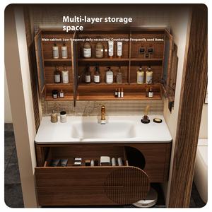 Haute qualité luxe élégant carré dames femmes Vanidad <span class=keywords><strong>Del</strong></span> Cuarto Bano Salle <span class=keywords><strong>De</strong></span> Bains Vanite luminaire conceptions décorations préfabriquées - Product Image 4