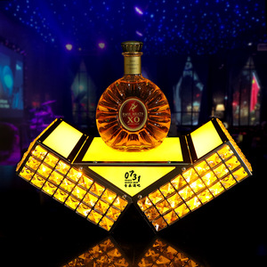 Support à <span class=keywords><strong>vin</strong></span> en cristal en forme de cœur rétro lumineux de luxe pour <span class=keywords><strong>bar</strong></span> KTV, base à <span class=keywords><strong>vin</strong></span> pour liqueur, présentoir à <span class=keywords><strong>vin</strong></span> XO, plateau à <span class=keywords><strong>vin</strong></span> LED - Product Image 4
