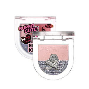 Xixi cat มินิอายแชโดว์โทนโลกอายแช<span class=keywords><strong>โด</strong></span>ว์พาเลทเคลือบแวววาวเงาเน้น blusher ไหมหนอนแต่งหน้าหลายบทบาท - Product Image 5