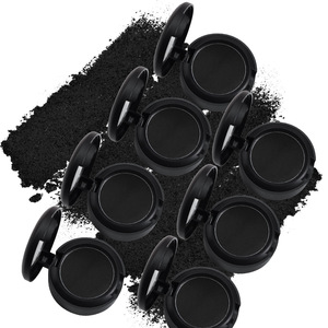 Fard à paupières <span class=keywords><strong>noir</strong></span> mat unique, maquillage personnalisé avec logo, haute pigmentation, cosmétiques véganes - Product Image 3