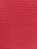 Tissu en maille tricotée 100 % polyester à œillets, 140 GSM, ultra léger pour les hauts d'été et les tenues de sport respirantes