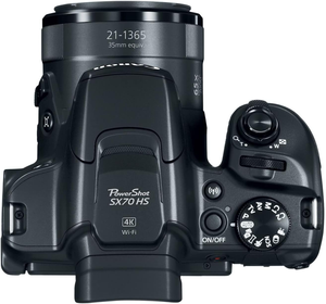 Appareil photo numérique Canon PowerShot SX70 20,3 MP avec objectif optique, vidéo 4K, écran LCD inclinable de 3 pouces (noir) - Product Image 6