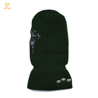 Échantillon Gratuit – Bonnet Tricoté Noir Personnalisé avec Logo Brodé 3D et Motifs Camouflage Nœud Papillon pour Plage et Usage Professionnel 5%
