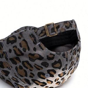 Vintage Leopard Baseball Cap Worn Out Distressed Dad <b>Hat</b> Women Men Sun Sports Cap <b>Hat</b> - Product Image 4