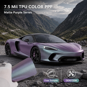 Pellicola Protettiva HOHOFILM in TPU Idrofobico 7.5mil, Resistente ai Graffi, Colore Viola <span class=keywords><strong>Fantasia</strong></span> Opaco, Pellicola PPF per Wrapping Auto - Product Image 1