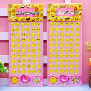 Nuevas pegatinas de diamantes 3D con cara sonriente XY-034, de dibujos animados para niños, para caras tristes, de PVC, papel, modernas y minimalistas - Product Image 4