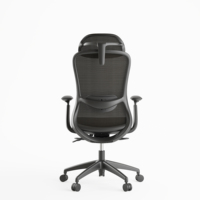 Chaise de bureau ergonomique en maille à dossier haut avec accoudoirs 4D SITSTAR, conforme aux normes ANSI/BIFMA X5.1-2017, pour mobilier de bureau professionnel